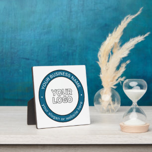 Your Logo or Design & Customisable Circular Text Plaque
