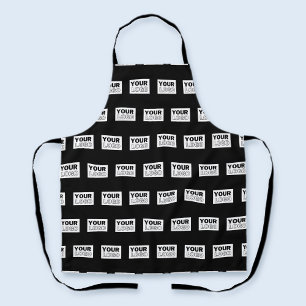 Your Logo or Design Editable Colour Background Apron