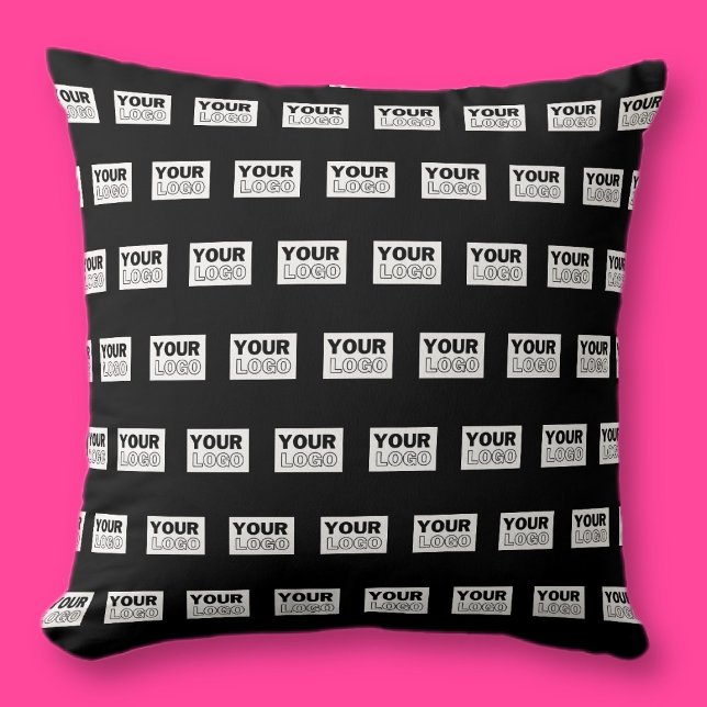 Your Logo or Design | Editable Colour Background  Cushion (Creator Uploaded)