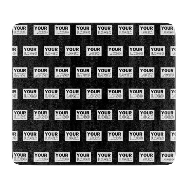 Your Logo or Design | Editable Colour Background  Cutting Board (Front)