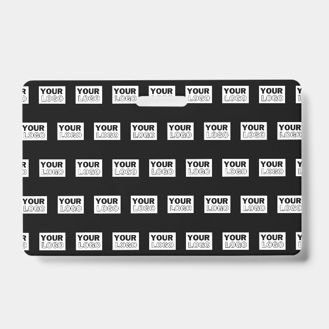 Your Logo or Design | Editable Colour Background  ID Badge (Front)