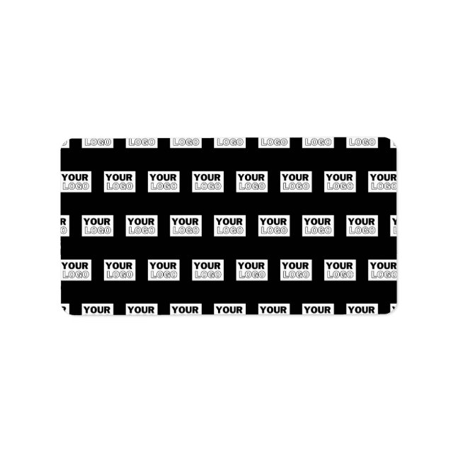 Your Logo or Design | Editable Colour Background  Label (Front)