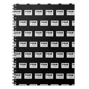 Your Logo or Design Editable Colour Background Notebook