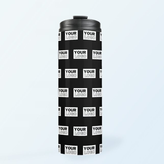 Your Logo or Design | Editable Colour Background  Thermal Tumbler (Creator Uploaded)