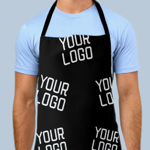 Your Logo or Image   Randomised Looking Template Apron