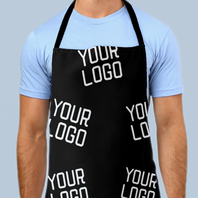 Your Logo or Image | Randomised Looking Template Apron (Creator Uploaded)