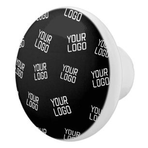 Your Logo or Image   Randomised Looking Template Ceramic Knob