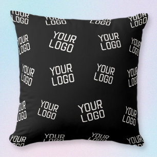 Your Logo or Image   Randomised Looking Template Cushion