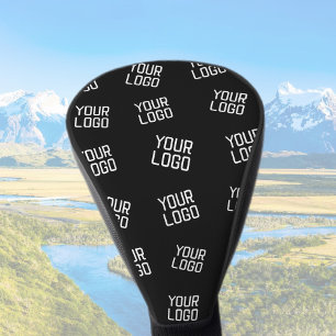 Your Logo or Image Randomised Looking Template Golf Head Cover