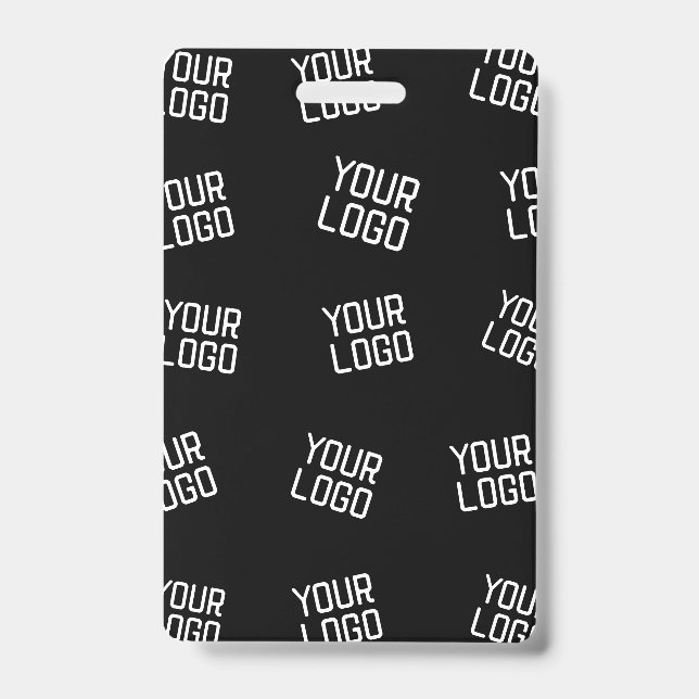 Your Logo or Image | Randomised Looking Template ID Badge (Front)