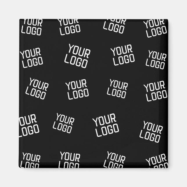 Your Logo or Image | Randomised Looking Template Magnet (Front)