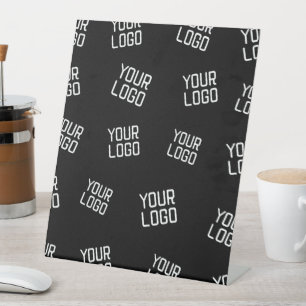 Your Logo or Image   Randomised Looking Template Pedestal Sign