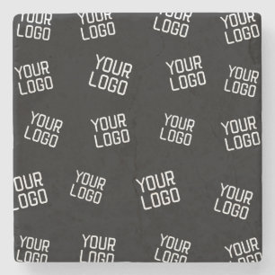 Your Logo or Image   Randomised Looking Template Stone Coaster