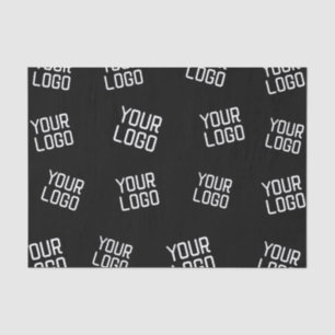 Your Logo or Image   Randomised Looking Template Tissue Paper