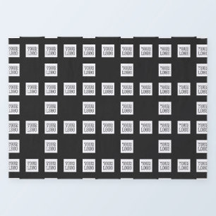 Your Logo or Image Unique Repeating Pattern Tissue Paper