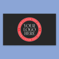 Your Logo or other Image | Black Red & White