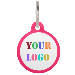 Your Logo or Photo Pet ID Tag Custom Colours