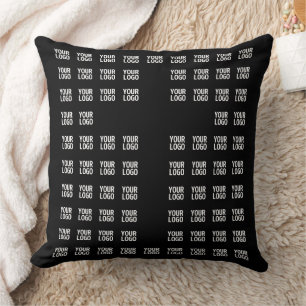 Your Logo or Uploaded Image Cross Pattern Cushion