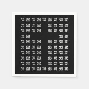 Your Logo or Uploaded Image Cross Pattern Napkin