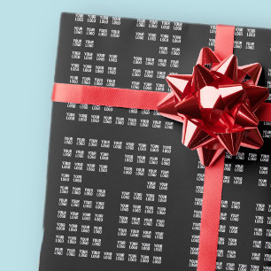 Your Logo or Uploaded Image Cross Pattern Wrapping Paper