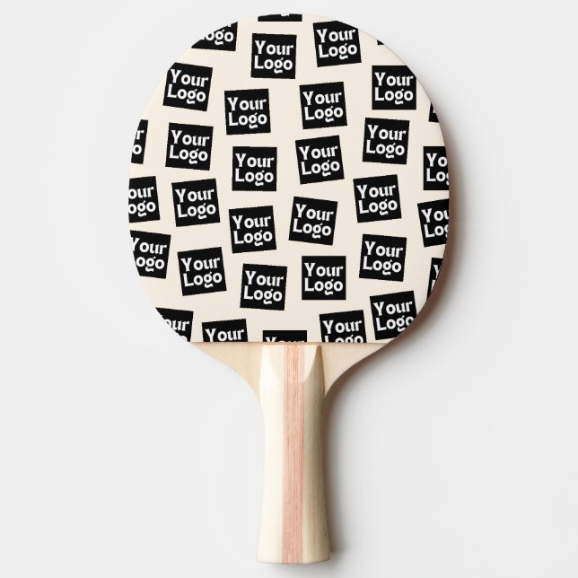 Your Logo/other Uploaded Image | Random Placement Ping Pong Paddle (Front)