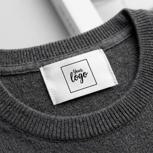 Your Logo Personalised Clothing Label Cut and Sew Satin Ribbon