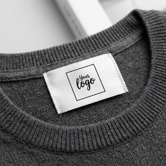Your Logo Personalised Clothing Label Cut and Sew Satin Ribbon