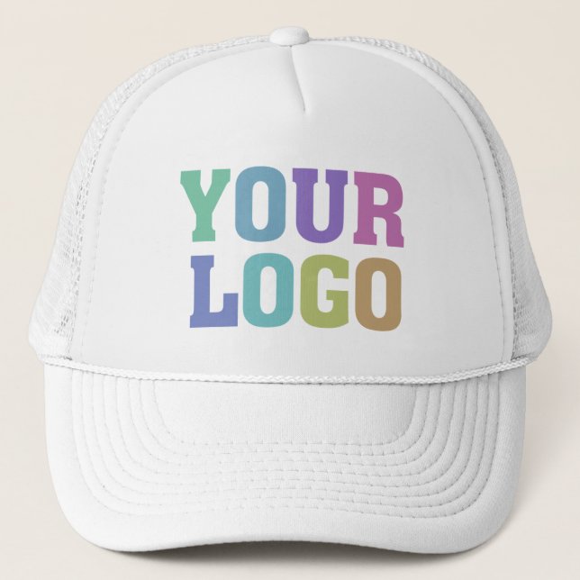 Your Logo Personalised Custom Business Trucker Hat (Front)