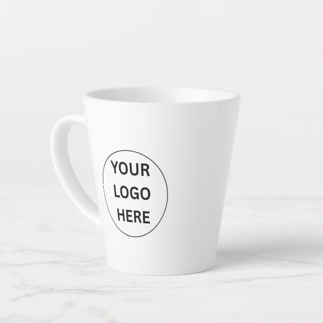 Your Logo Personalised Custom Mug (Left Angle)