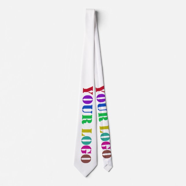 Your Logo Photo Business Promotional Neck Tie (Front)