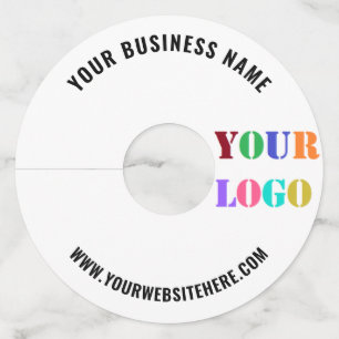 Your Logo Photo Name Custom Text Wine Glass Tag
