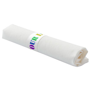 Your Logo Photo Napkin Bands Promotional Business