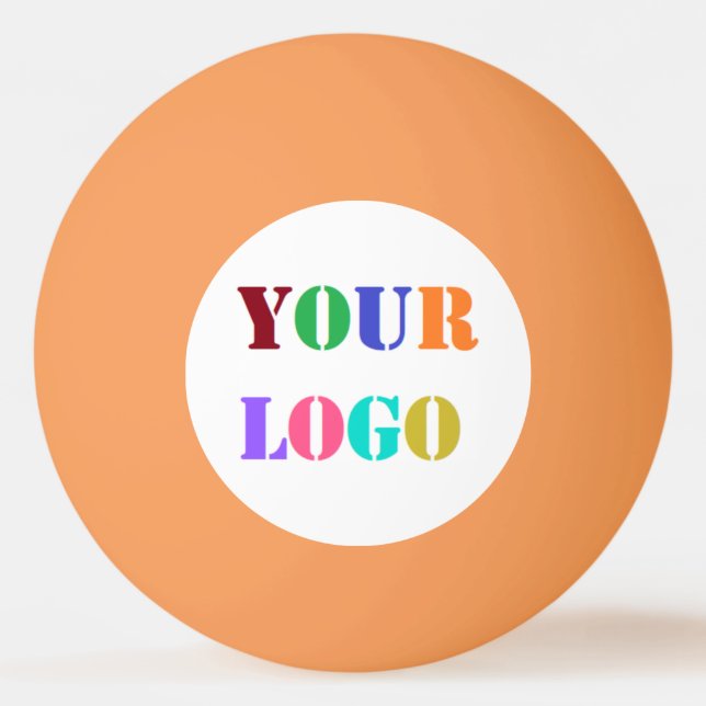 Your Logo Promotion Branded Ping Pong Ball Example (Back)