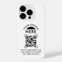 Your Logo &amp; QR Code Business Promotiona Case-Mate iPhone 14 Pro Case