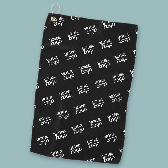 Your Logo Repeated (automatically) Golf Towel (Creator Uploaded)