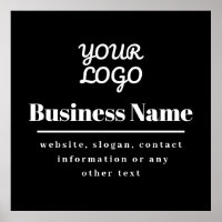 Your Logo Retro-Modern Black & White