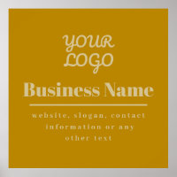 Your Logo Retro-Modern Dark & Light Gold