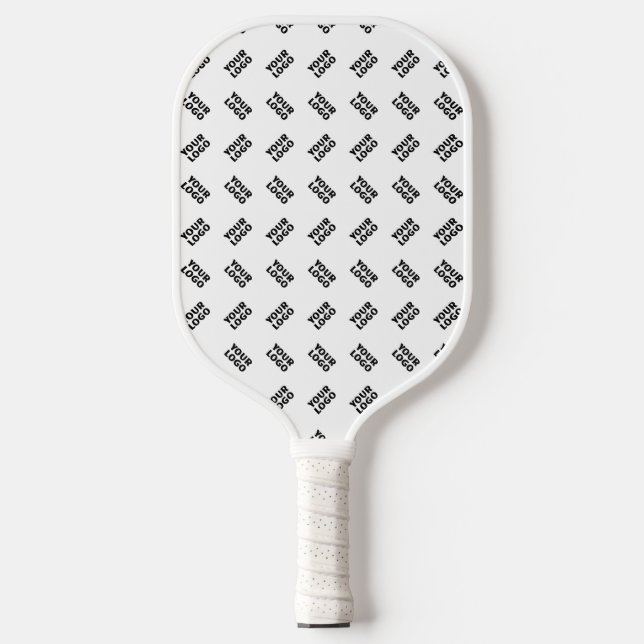 Your Logo | Simple Alternating Repeating Pattern Pickleball Paddle (Front)