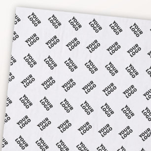 Your Logo   Simple Alternating Repeating Pattern Tissue Paper