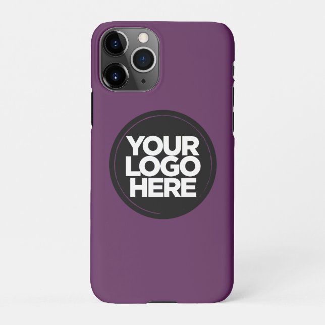Your Logo  Simple Logo Replacement iPhone Case (Back)