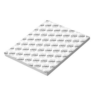 Your Logo Simple Repeating Diagonal Pattern Notepad