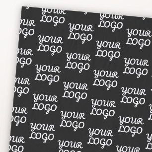 Your Logo Simple Repeating Logo Pattern Tissue Paper