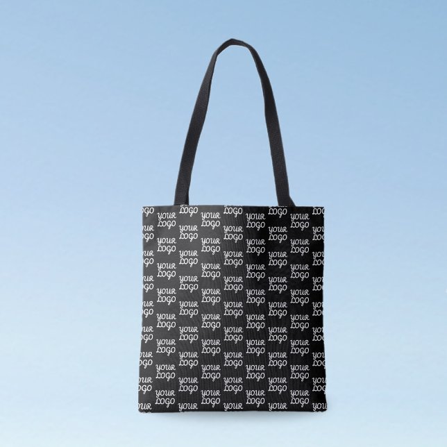 Your Logo | Simple Repeating Logo Pattern  Tote Bag (Creator Uploaded)