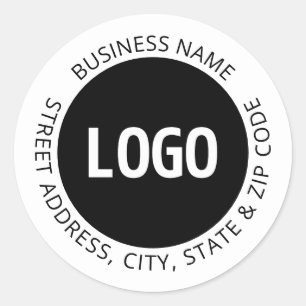 Your Logo Simple Return Address or Product Label