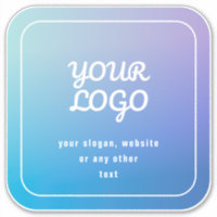 Your Logo & Slogan or other text | Blue & Purple