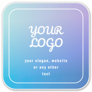 Your Logo & Slogan or other text | Blue & Purple