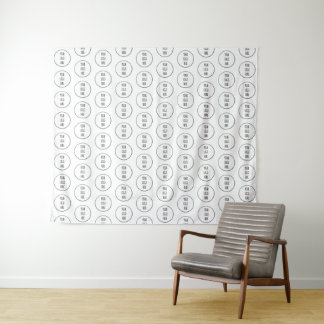 Your Logo Small Business Branding Vendor Backdrop Tapestry