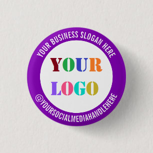 Your Logo Social Media Promotional Button Example