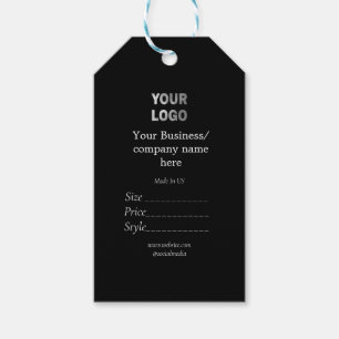 Your logo social media QR code Price tags