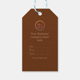 Your logo social media QR code Price tags